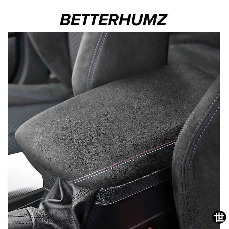 BMW F20 F21 116I 118I シリーズ 1 車内アームレストボックスカバーパネルトリム用アルカンターララップ製パフォーマンスカーアクセサリー