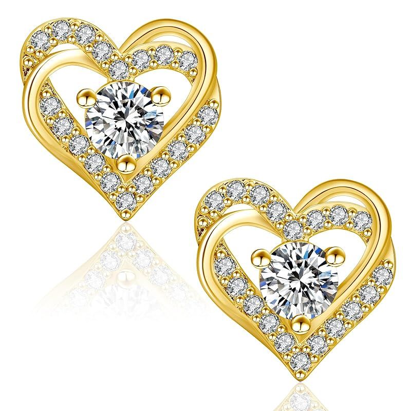 KRKCモアサナイト ピアス：ピアス ギフト 誕生日ギフト シルバー925 0.3ct/0.5ct 金属アレルギー対応 ダイヤモンド 華奢モアッサナイト キラキラ レディースジュエリー 両耳用 Dカラー VVS1 クリスマスプレゼント GRA証明カード付き（双