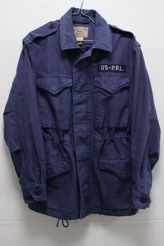 Polo RalphLauren ポロラルフローレン リラックスドフィット サープラス ブロークンツイル ジャケット ミリタリージャケット サイズXS ネイビー系 5-N127/1/080