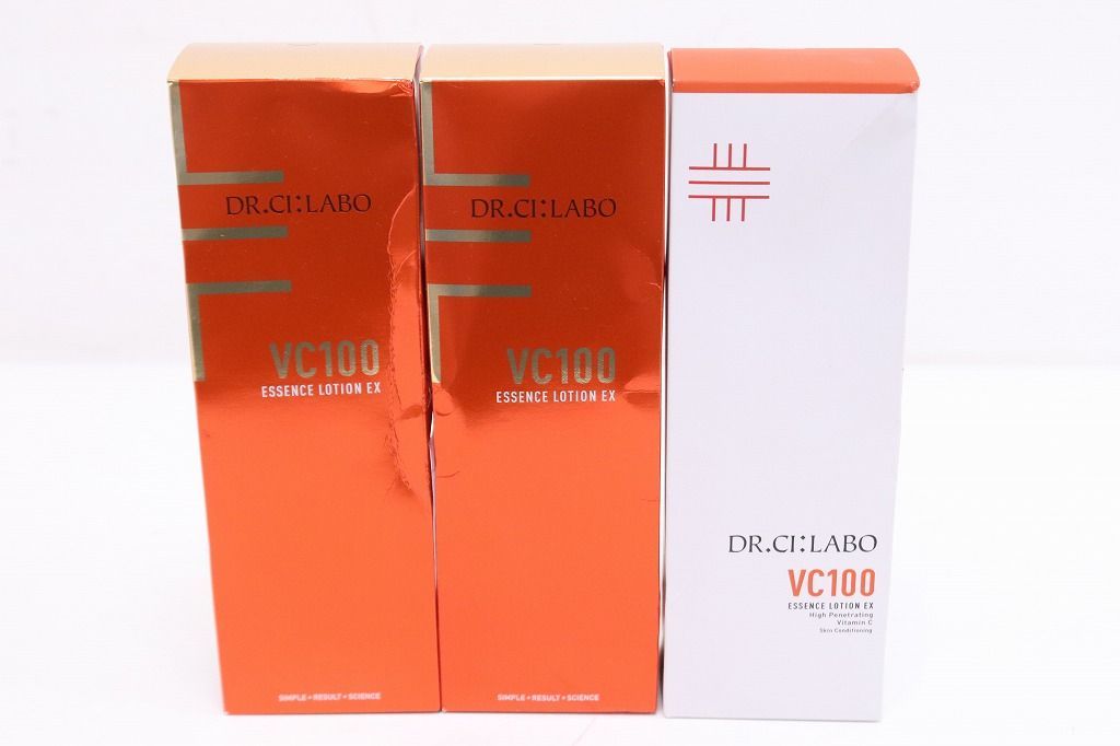 【未開封品まとめ売り】VC 100エッセンスローションEX R/V 285ml ポンプタイプ 化粧水 3本セット ドクターシーラボ 5-P130/1/060