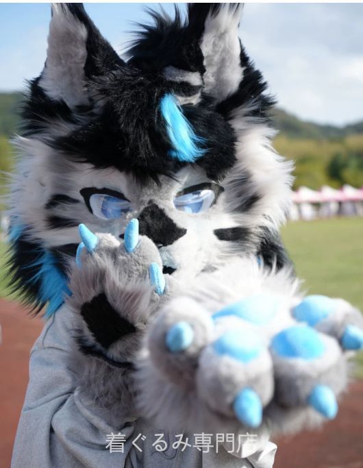 犬　猫　着ぐるみ ヘッド全頭　ヘッド ケモノ ファースーツ ぬいぐるみ コスプレ コスチューム Kurumi 一点物 C46