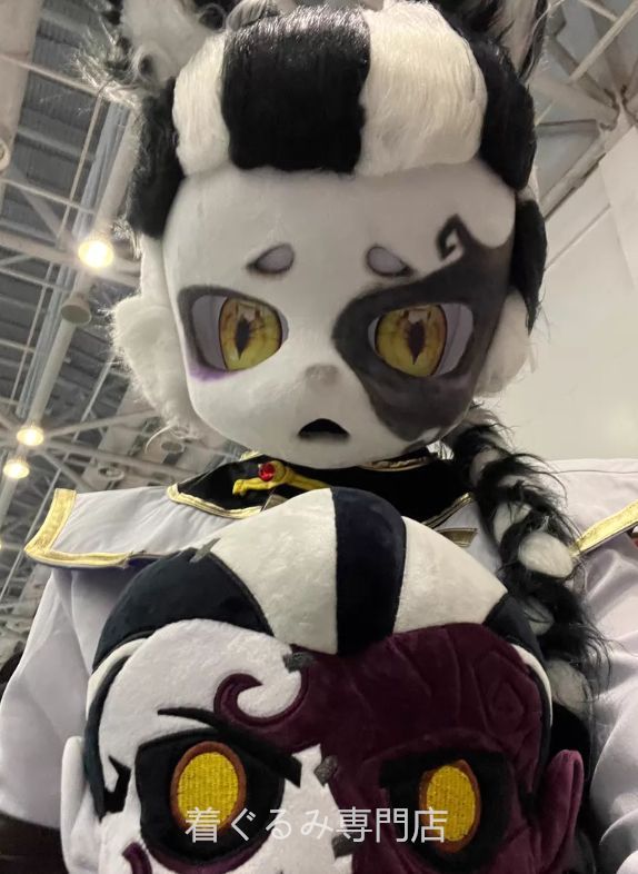 犬　猫　着ぐるみ ヘッド全頭　ヘッド ケモノ ファースーツ ぬいぐるみ コスプレ コスチューム Kurumi 一点物 C50
