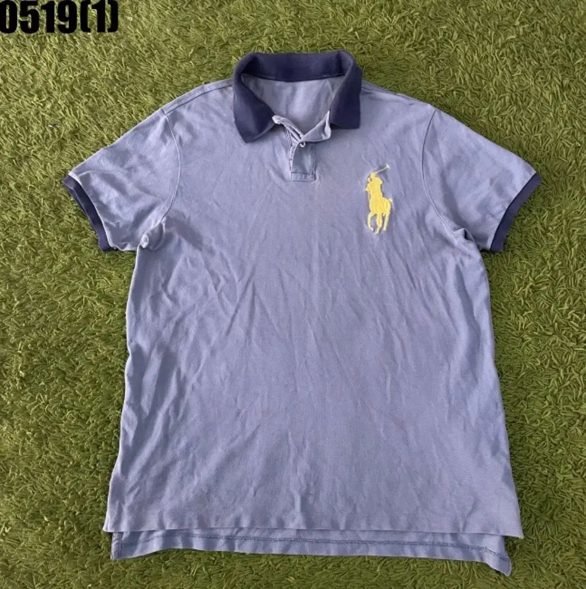 POLO RALPH LAUREN ビックポニー スカイブルー 半袖 カラーTシャツ L