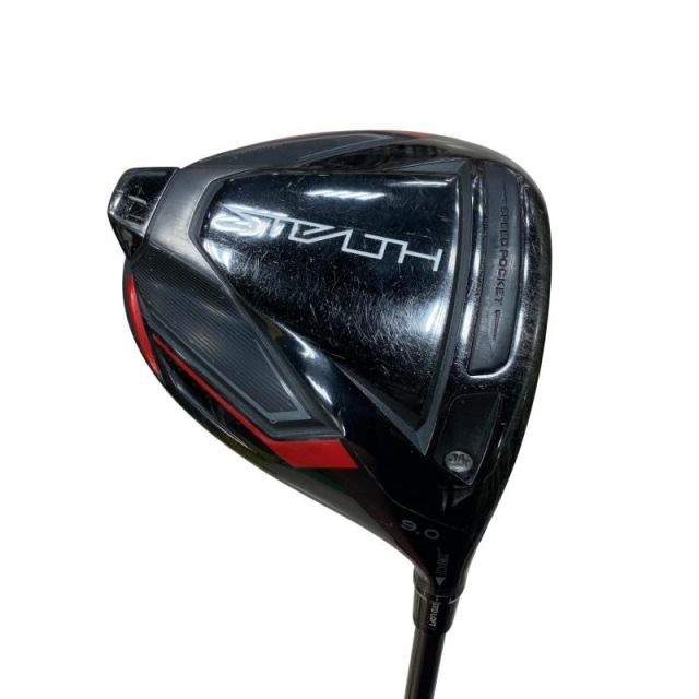 【中古】 テーラーメイド STEALTH 9° ドライバー DR TENSEI RED TM50(STEALTH DR) (フレックスS) メンズ 男性用 右利き 右用 Cランク ゴルフクラブ