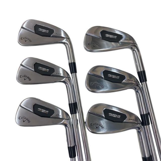 【中古】 キャロウェイ ROGUE ST PRO 6S アイアンセット IR Dynamic Gold 95 (フレックスS) メンズ 男性用 右利き 右用 Cランク ゴルフクラブ