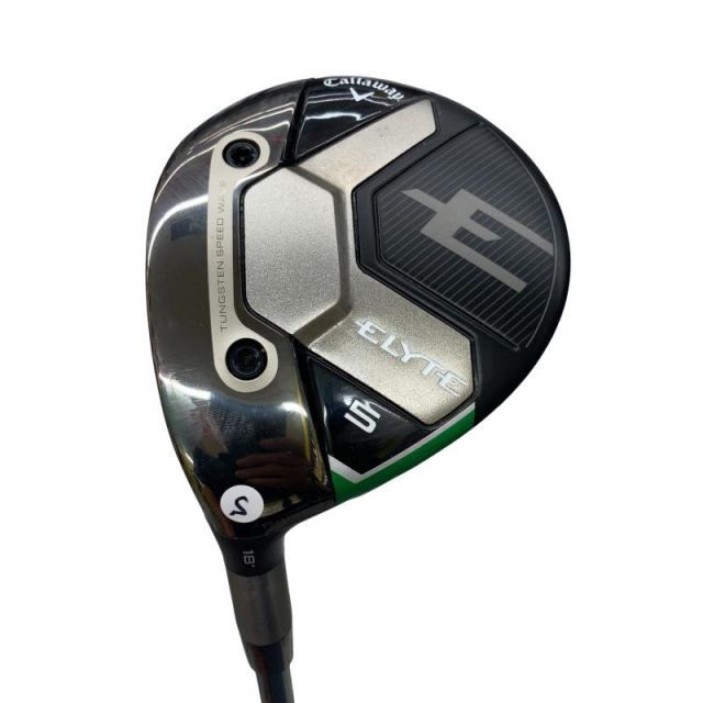 【中古】 キャロウェイ ELYTE 5W レフティ フェアウェイウッド FW VENTUS GREEN 50 for CW(ELYTE FW) (フレックスS) メンズ 男性用 左利き レフティ 左用 Bランク ゴルフクラブ