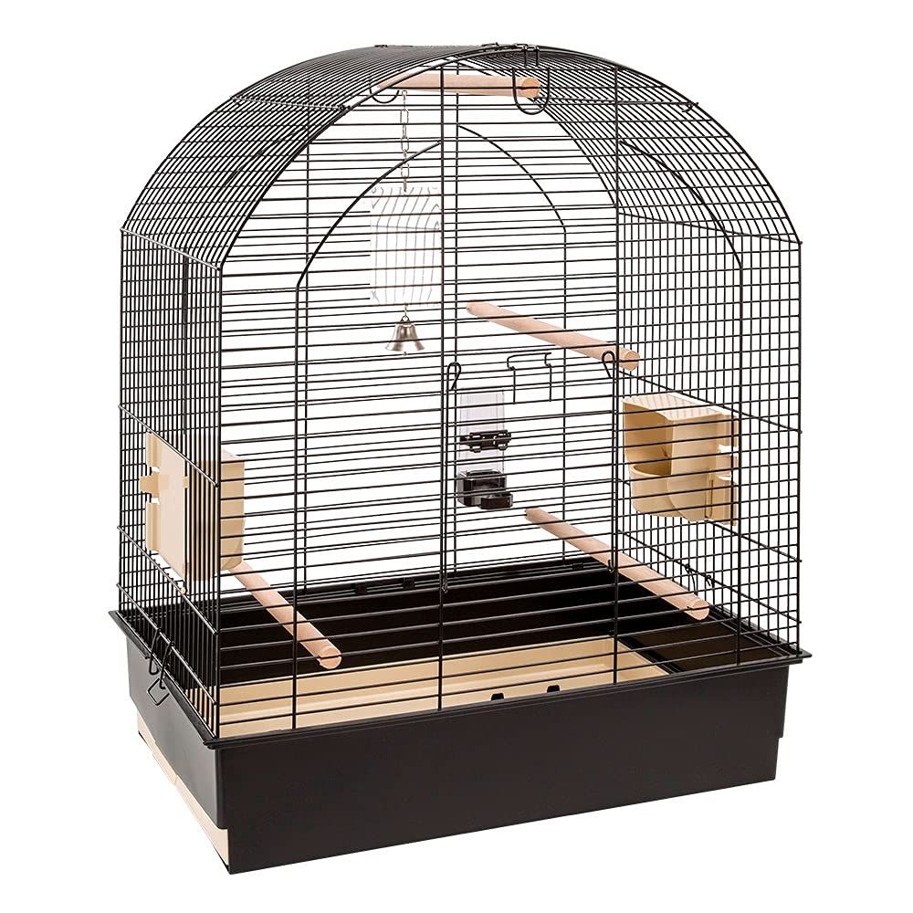 大型鳥用 鳥かご グレタ ブラック Greta Black フルセット オカメインコ、セキセイインコ