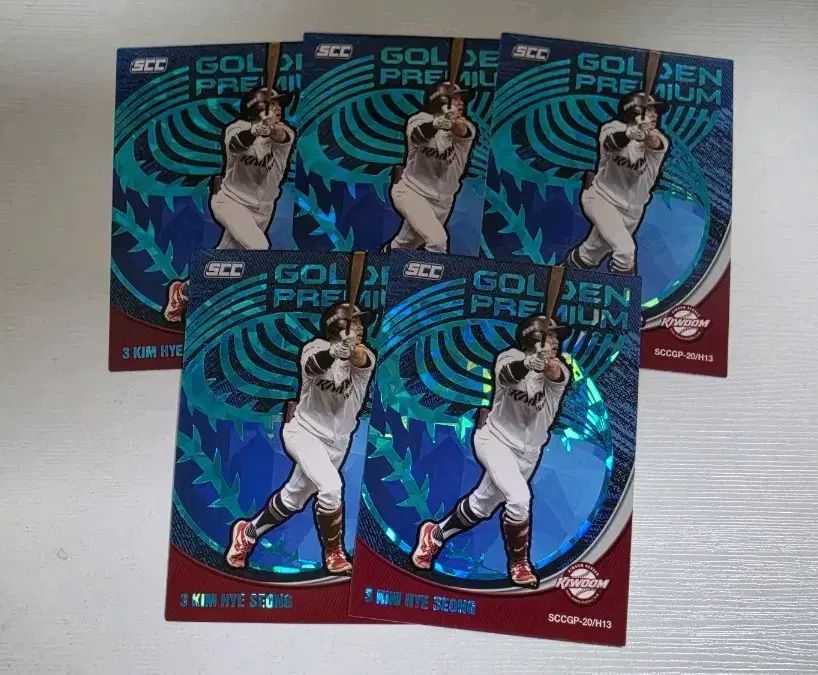 SCC 2020 ゴールデン プレミアム - 金 慧成₍キム・ヘソン) カード 5種