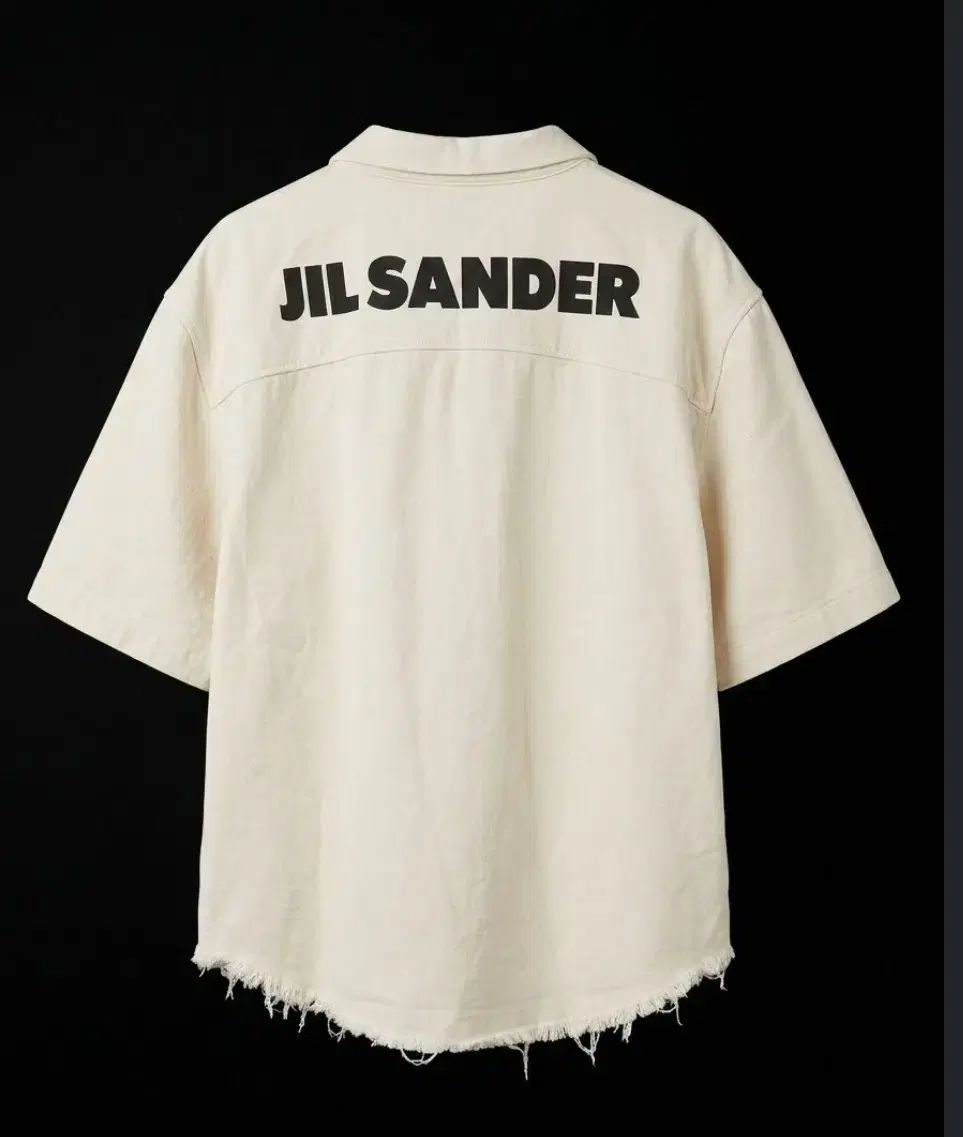 M/実寸110-115 Jil Sander ジルサンダー (正規品) オーバーサイズ 半袖 デニム シャツ