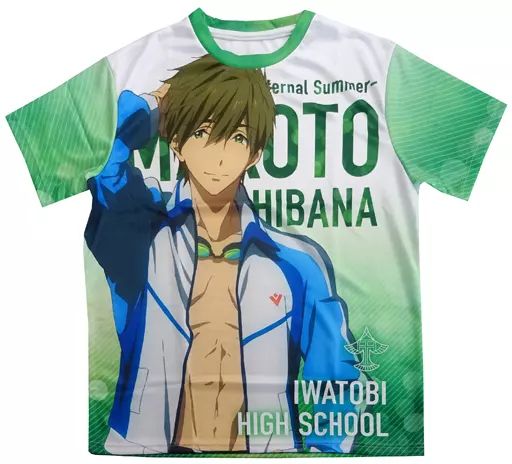 【中古】Tシャツ(キャラクター) 橘真琴(高校生Ver.) Yell for Free! ＆ High☆Speed フルグラフィックTシャツ フリーサイズ 「Free!-Eternal Summer-」 11,791円