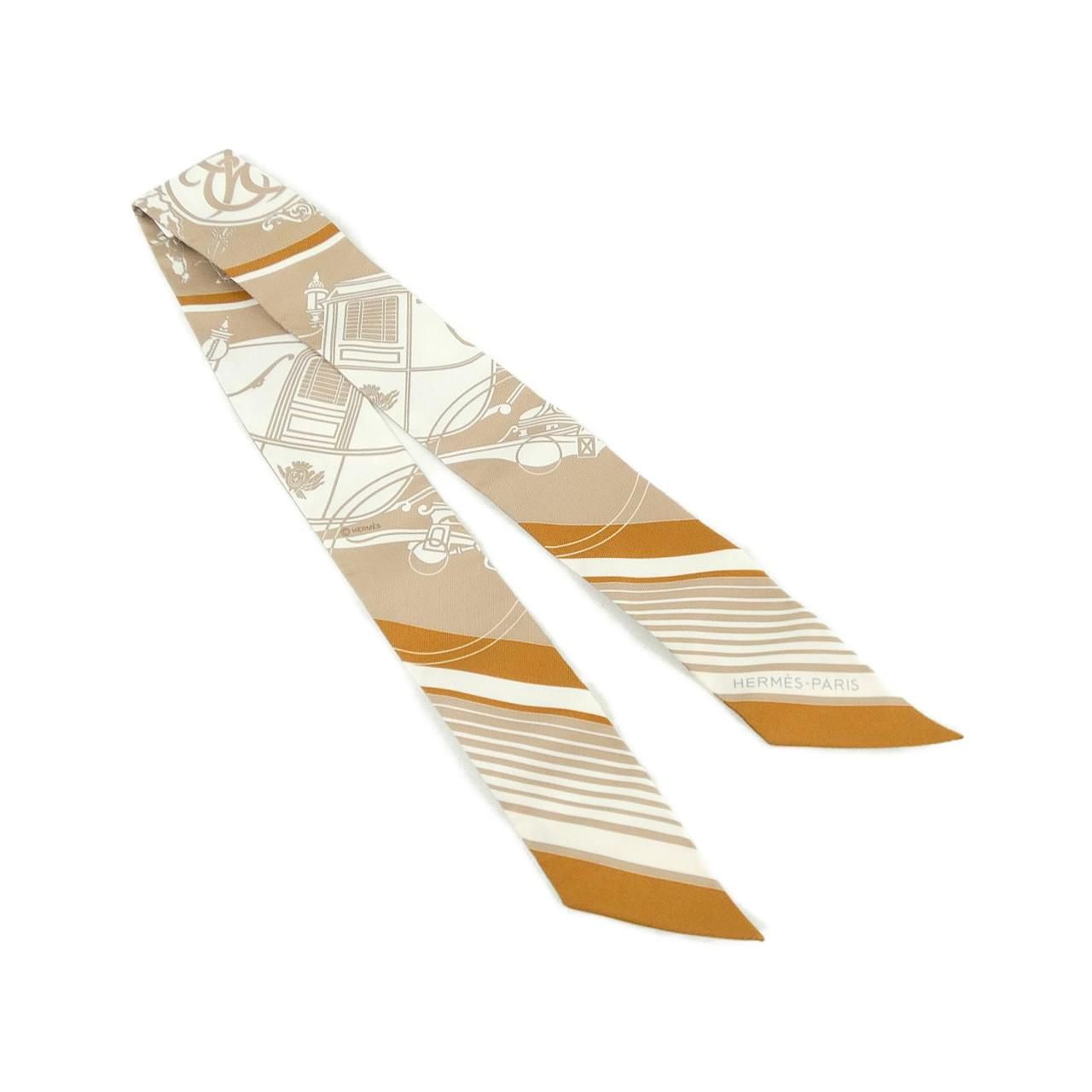 【未使用品】エルメス EX-LIBRIS ツイリー 063791S スカーフ
