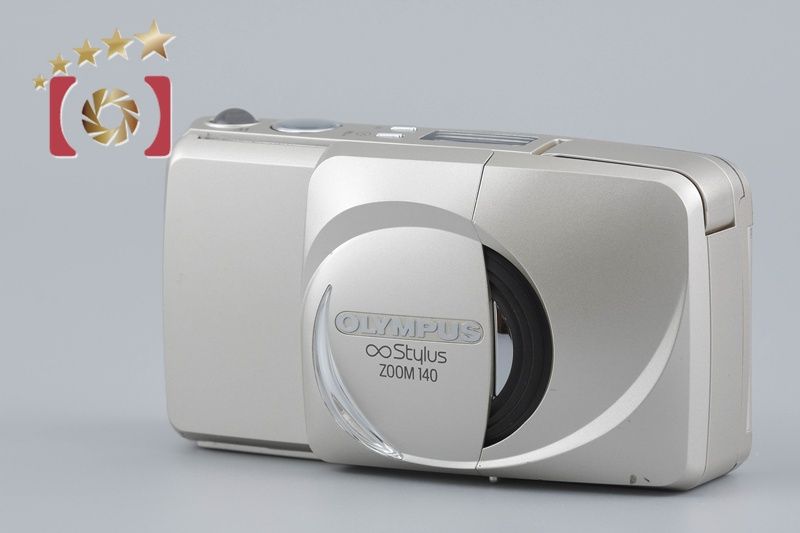【中古】OLYMPUS オリンパス ∞ STYLUS ZOOM 140 シャンパンゴールド コンパクトフィルムカメラ