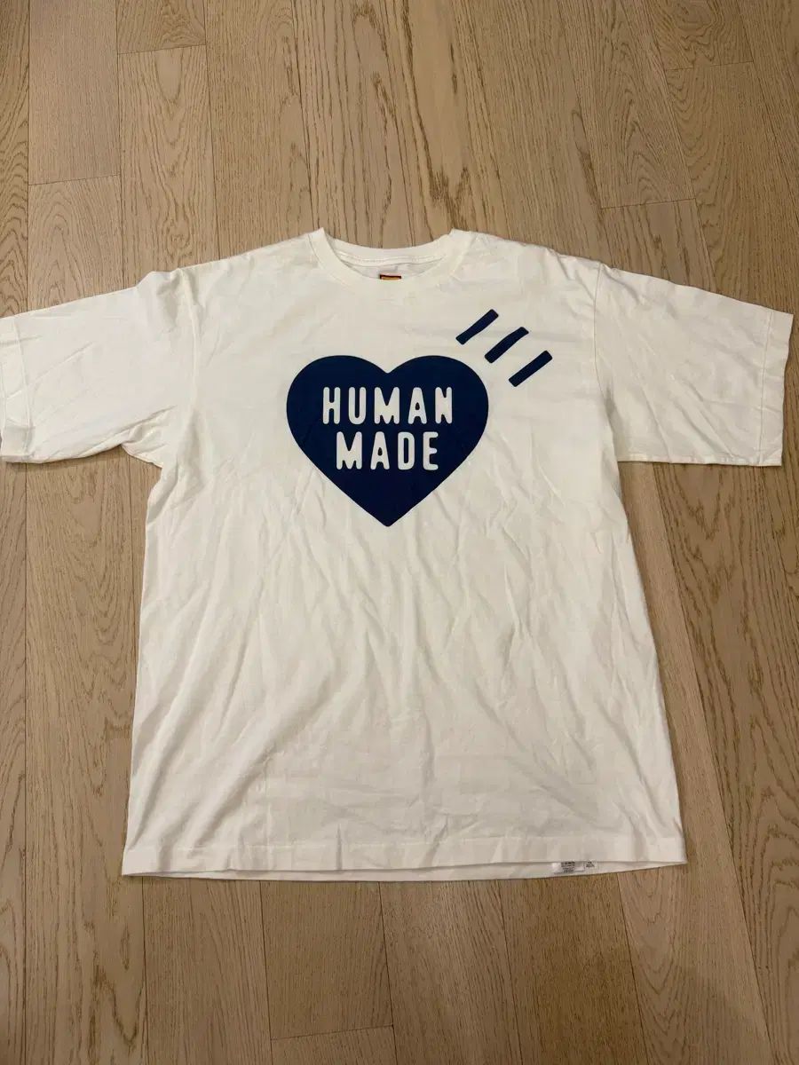 HUMAN MADE ヒューマンメイド ハート 半袖T 白