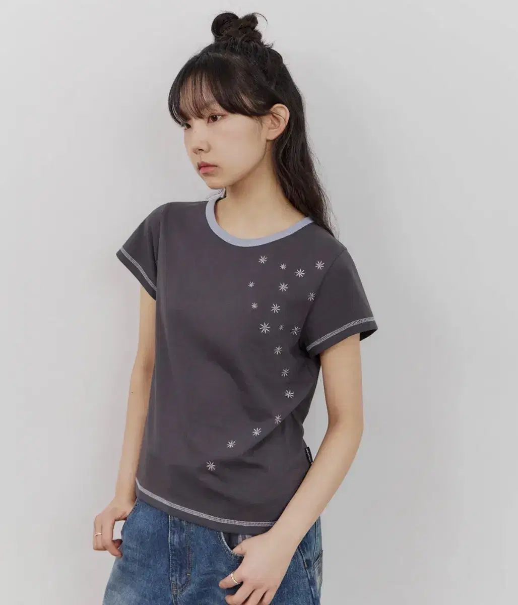 URBANSTOFF ミルキーウェイ エンブロイダリー Tシャツ