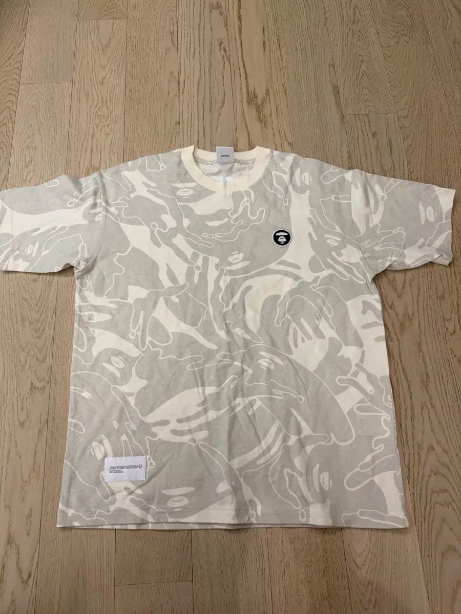 A BATHING APE アベイシングエイプ ベイプ 半袖 Tシャツ グレー カモフラ