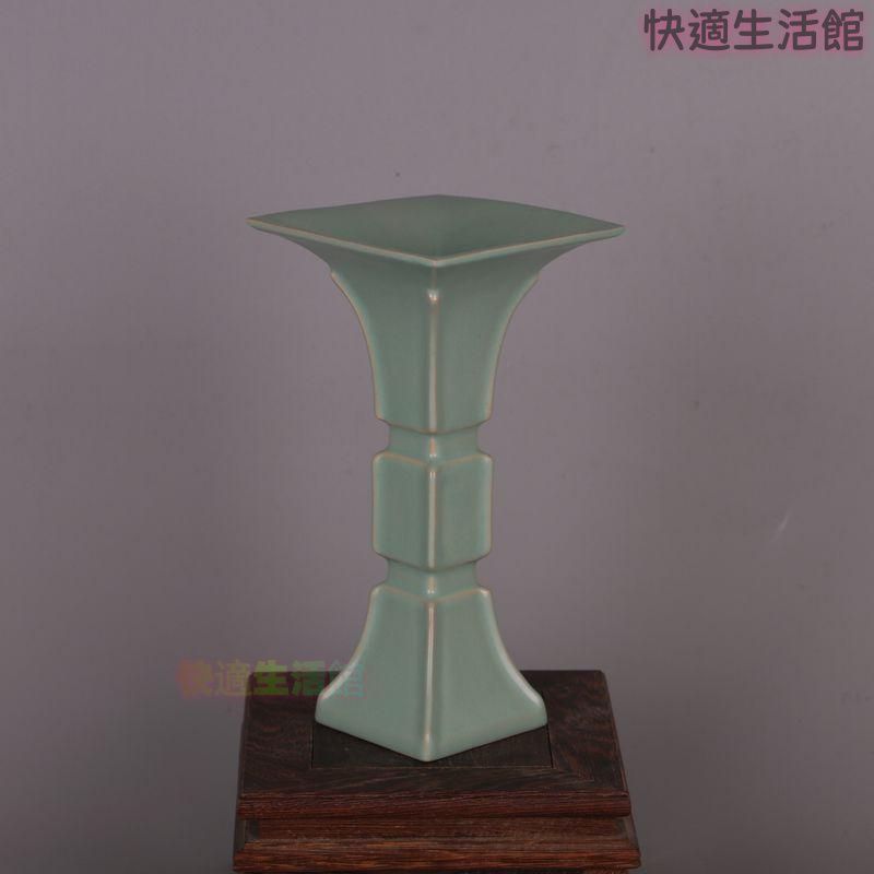 乾隆粉彩花鳥四方円口花瓶 景徳鎮 陶磁器 装飾品 工芸品 美術品 置物