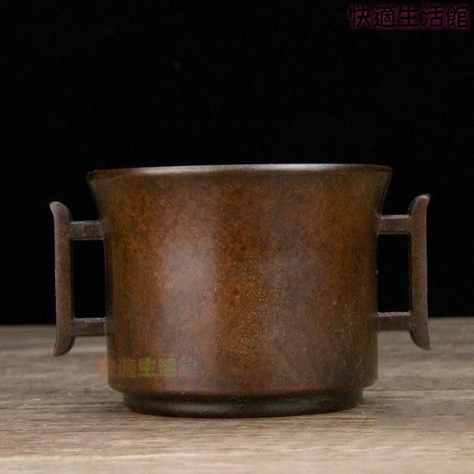 銅器 香炉 戟耳炉 挿香炉 装飾品 工芸品 置物zw519zw519