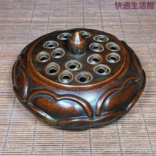 蓮華香炉 銅香炉 茶道具 香道具 仏具 工芸品 置物zw519zw519