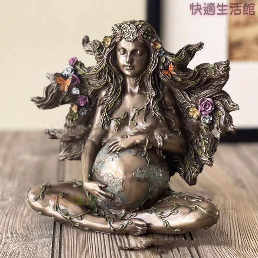 地球母ガイア彫像 工芸品 美術品 置物 家庭 装飾品zw519zw519
