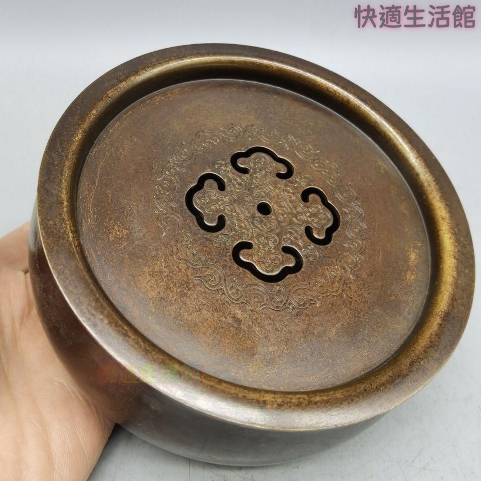 銅 細工 厚重 茶洗 茶道具 工芸品 美術品 置物zw519zw519