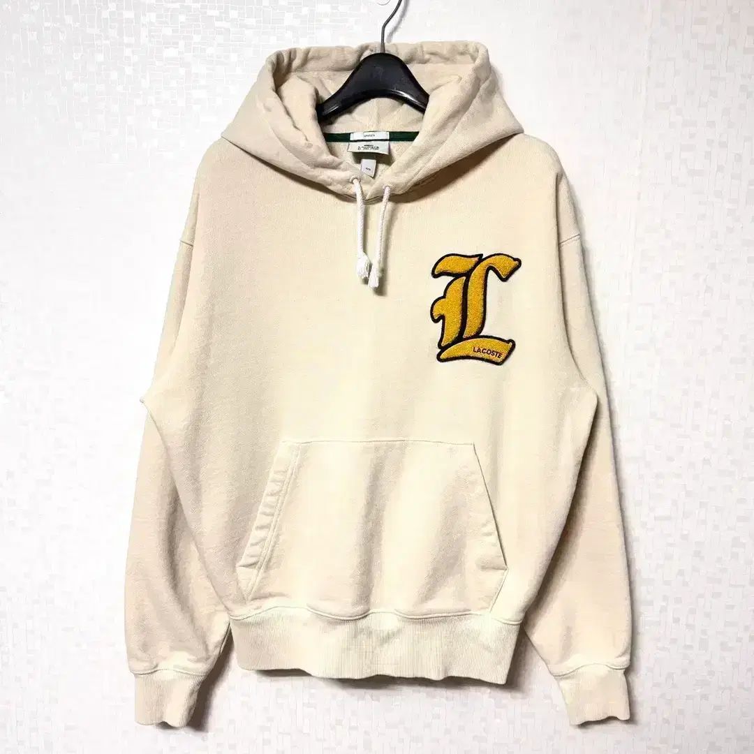 S 90 ラコステ レディース ビックロゴ フーディー Tシャツ アイボリー 4,670円