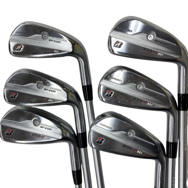 【中古】 ブリヂストン BRIDGESTONE 233HF 6S アイアンセット IR SPEEDER NX BS40i (フレックスその他) メンズ 男性用 右利き 右用 Cランク ゴルフクラブ