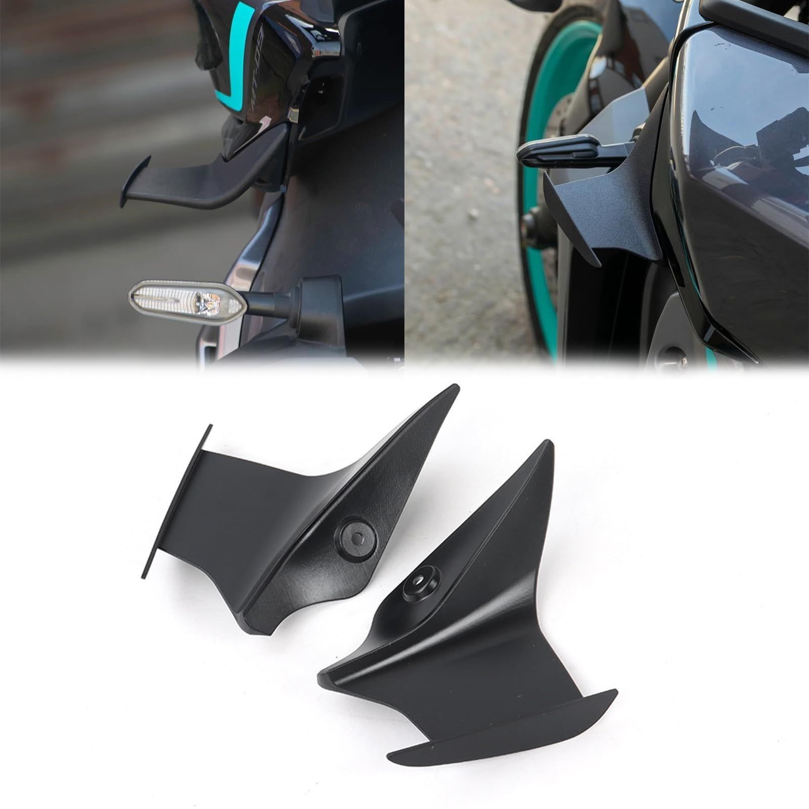 FOR MT-09 MT09 SP 2025 2024 新アクセサリー ウイングプロテクション 燃料タンクガード バイク燃料タンクサイドスポイラー [並行輸入品] 4,586円