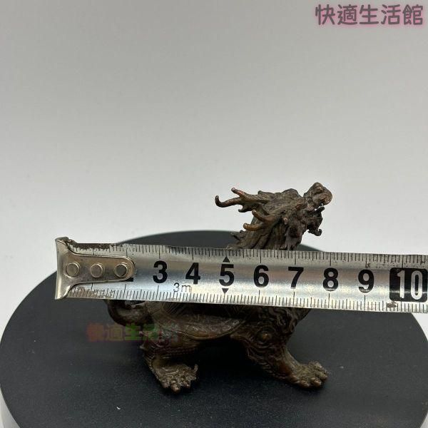 銅 細工 茶道具 香道具 蓋置 置物 竜亀 銅製zw519zw519