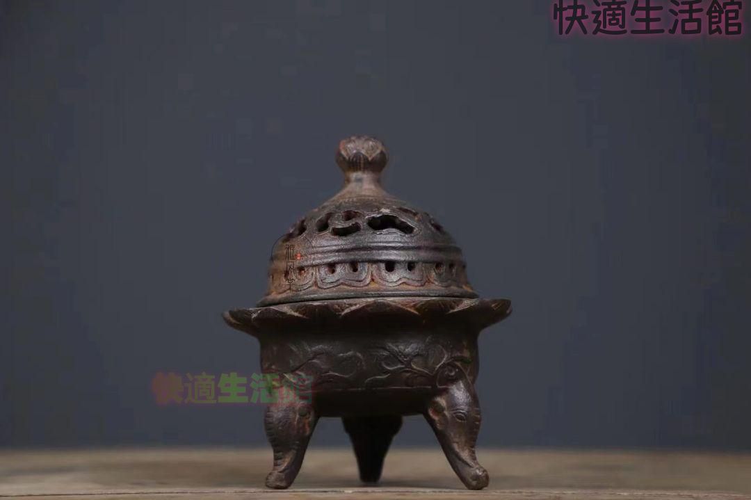 鉄器 鉄炉 鉄製香炉 デスク 書斎 香道具 工芸品 置物zw519zw519 9,216円