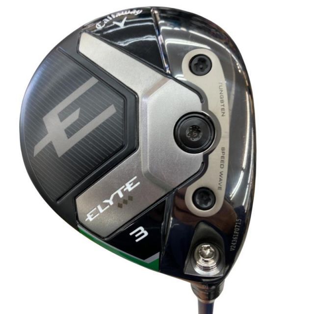 【中古】 キャロウェイ ELYTE ◆◆◆ 3W フェアウェイウッド FW リシャフト (フレックスその他) メンズ 男性用 右利き 右用 Cランク ゴルフクラブ