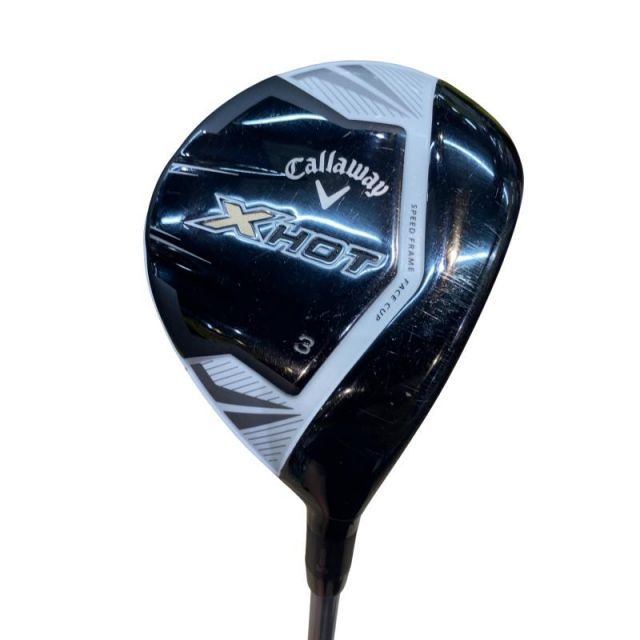 【中古】 キャロウェイ X HOT 3W フェアウェイウッド FW X HOT 55W(フェアウェイウッド) (フレックスSR) メンズ 男性用 右利き 右用 Cランク ゴルフクラブ