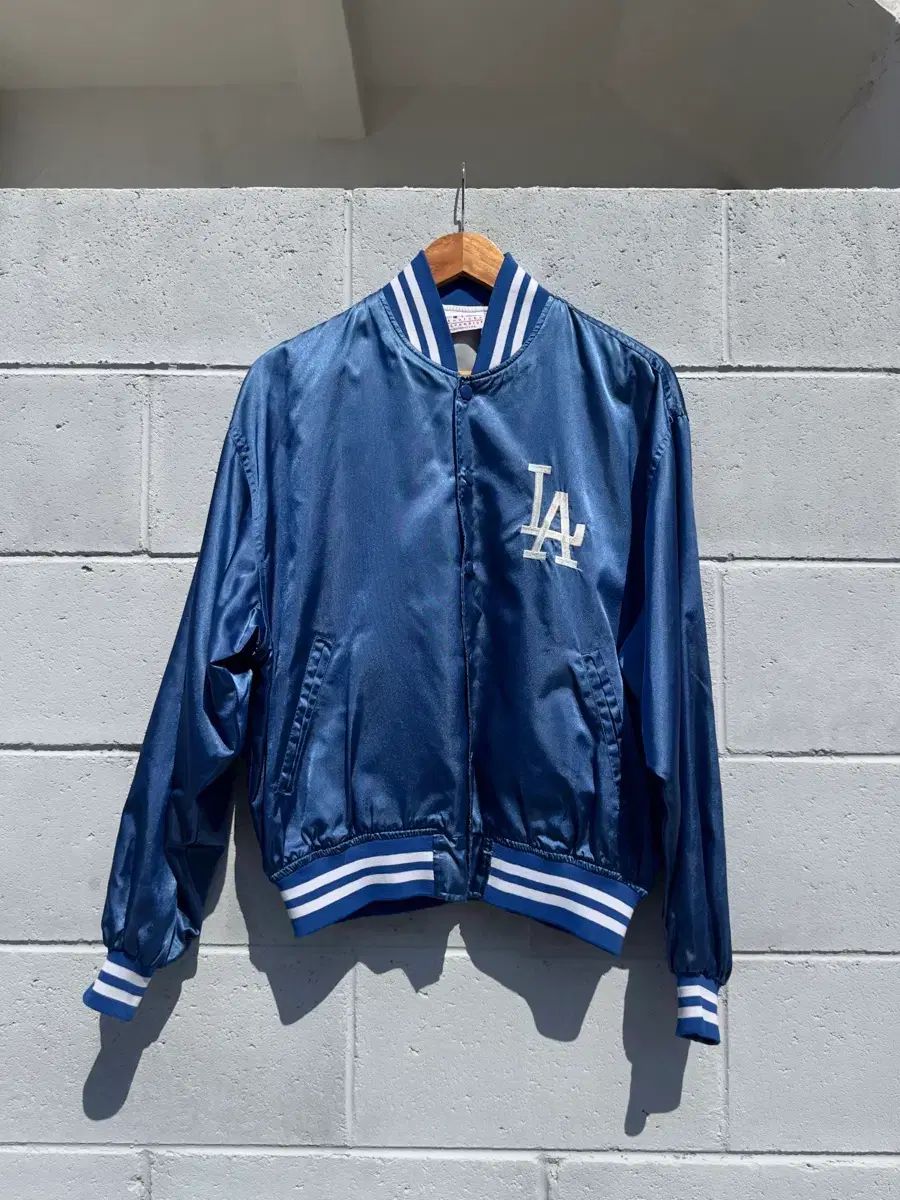 90s ジェニュインマーチャンダイズ LAドジャーズ スタジャン ジャケット