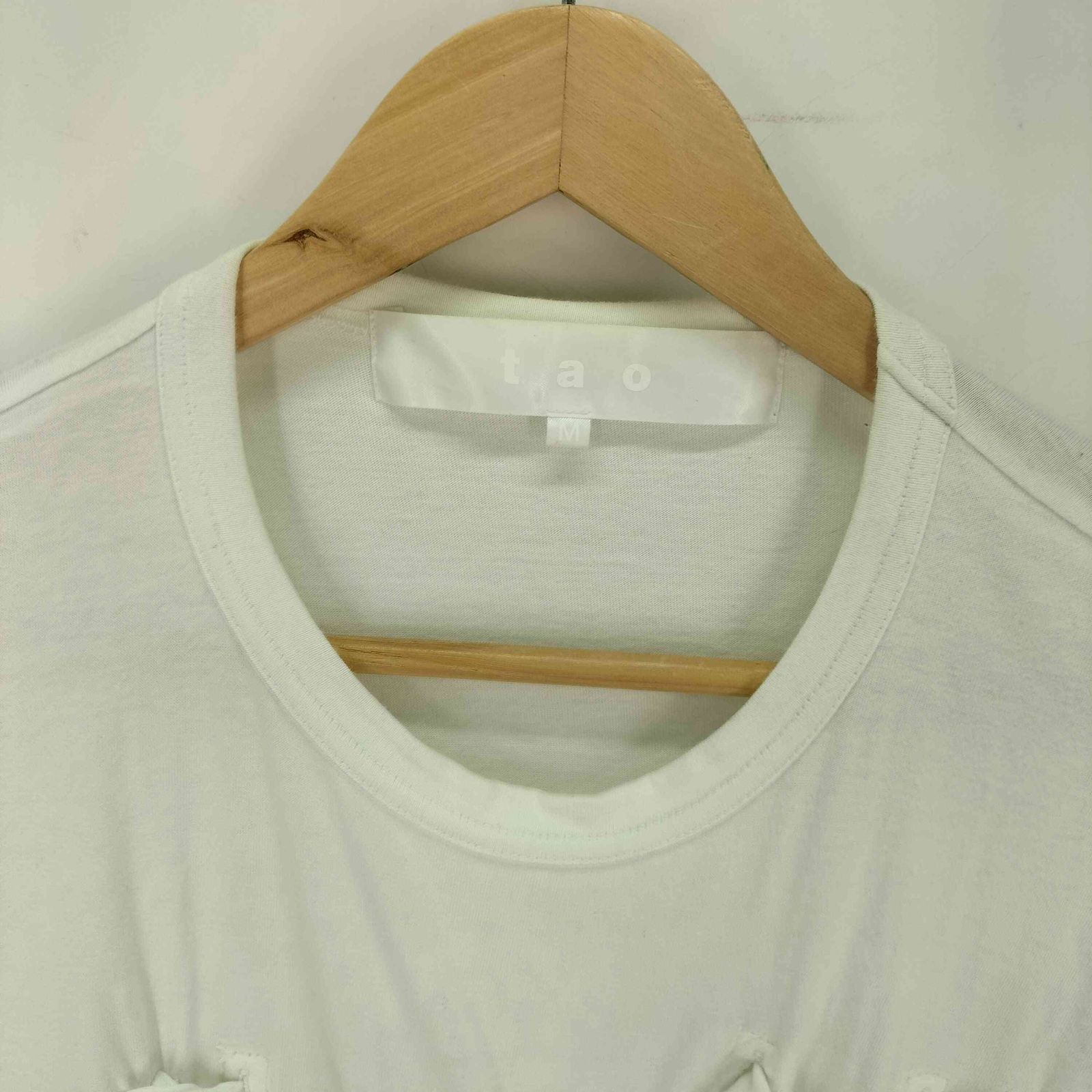 タオコムデギャルソン tao COMME des GARCONS リボン Tシャツ