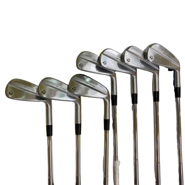 【中古】 テーラーメイド Taylor Made P・770(2024) 8S アイアンセット IR 純正特注シャフト (フレックスX) メンズ 男性用 右利き 右用 Cランク ゴルフクラブ