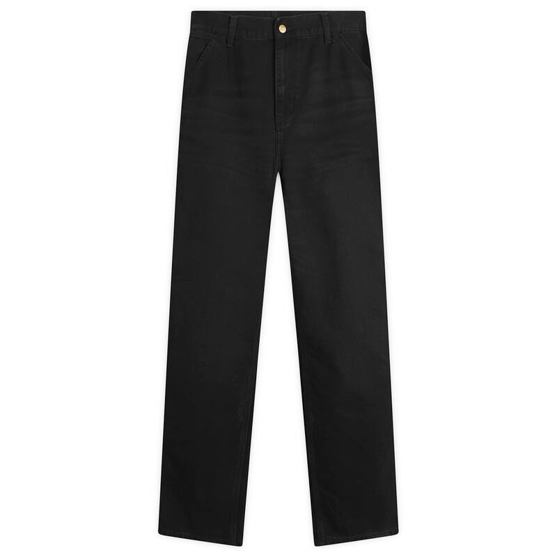 カーハート メンズ ボトムス カジュアルパンツ Carhartt WIP Single Knee Pants Black Grind Wash ブラック 27,820円