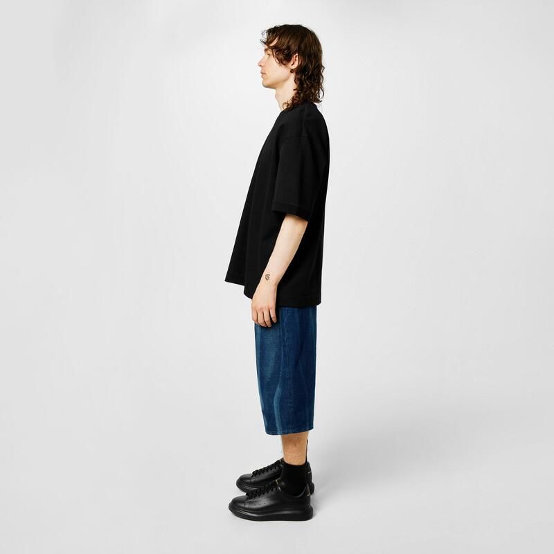 アレキサンダー・マックイーン メンズ シューズ スニーカー レザー Alexander McQueen Mens Oversized Leather Trainers BlackBlack ブラック