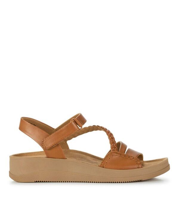 ベアトラップス レディース シューズ サンダル Baretraps Womens Flicka Wedge Sandals Dark Caramel
