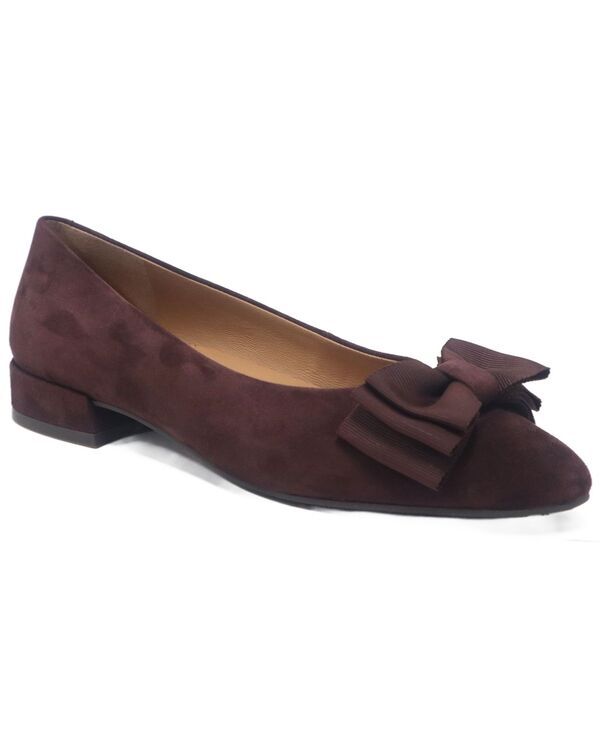 ジェントルソウルズ レディース シューズ パンプス Gentle Souls Womens Atlas Bow Flats Burgundy Suede バーガンディ