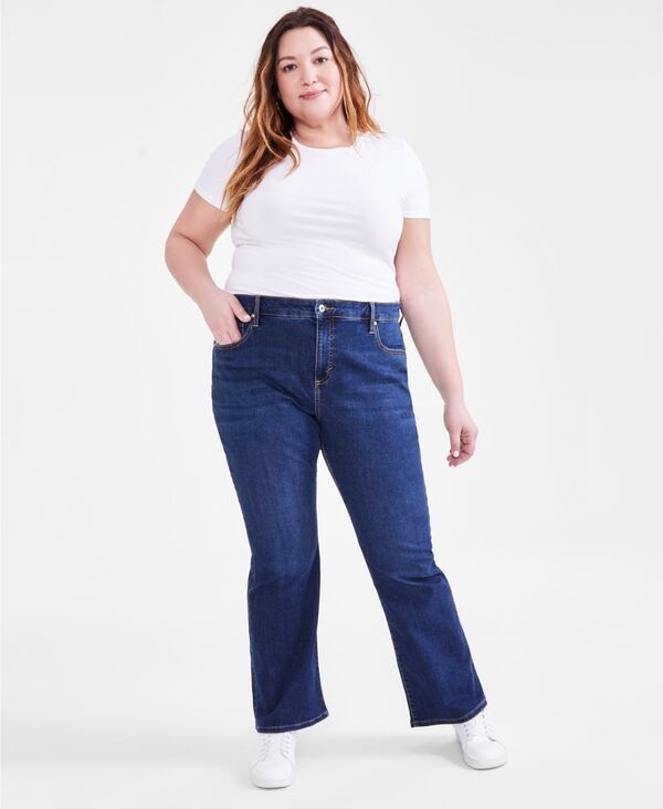 スタイルアンドコー レディース ボトムス デニムパンツ ブーツカット ブーツ ジーンズ Style Co Womens MidRise Curvy Bootcut Jeans Regular Short and Long Lengths 2P28W Zach