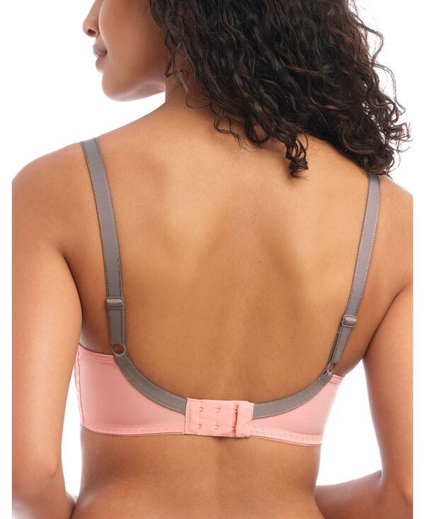フレイヤ レディース トップス Tシャツ Freya Womens Offbeat Underwire Demi Tshirt Bra AA5450 Rosehip