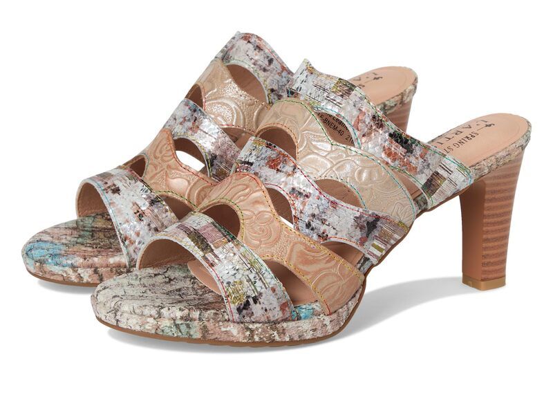 スプリングステップ レディース シューズ ヒール LArtiste by Spring Step Aurielle Bone Multi マルチカラー