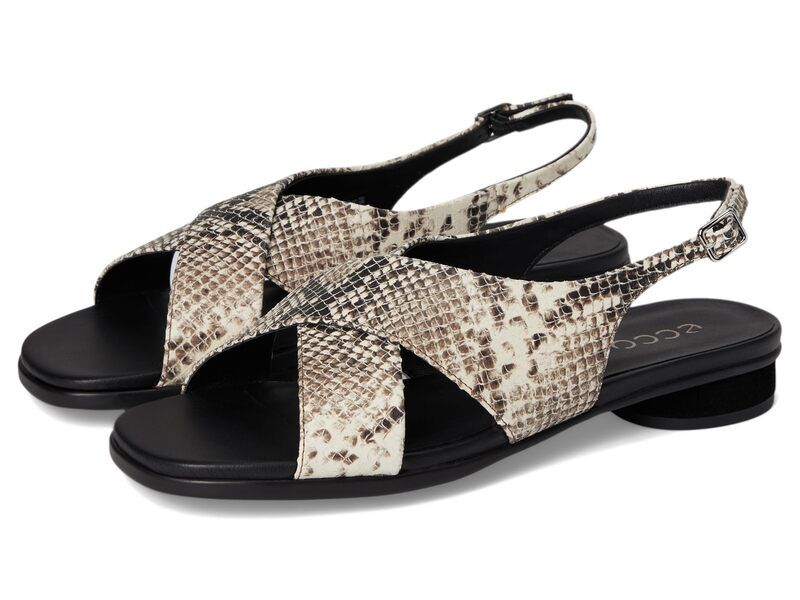 エコー レディース シューズ サンダル ECCO Sculpted Alba 25 Slingback Sandal Dark Clay Snake