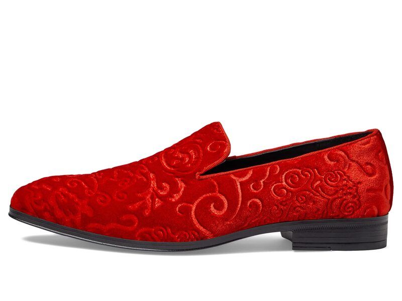 ステイシーアダムス メンズ シューズ スリッポン・ローファー Stacy Adams Saunders Velour SlipOn Red レッド ステイシーアダムス メンズ シューズ スリッポン・ローファー Stacy Adams Saunders Velour SlipOn Red レッド