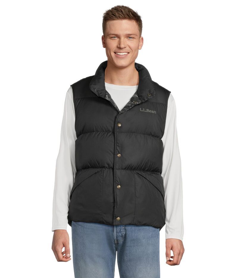 エルエルビーン メンズ アウター コート ベスト ダウン LLBean Trail Model Down Vest 82 Midnight Black ブラック