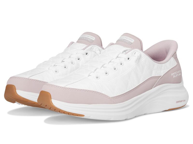 スケッチャーズ レディース シューズ スニーカー SKECHERS Contour Foam Cozy Fit Hands Free SlipIns Lavender 1 ラベンダー