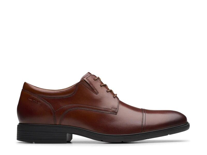 クラークス メンズ シューズ オックスフォード キャップ Clarks Steadwell Cap Oxford Dark Tan Leather タン クラークス メンズ シューズ オックスフォード キャップ Clarks Steadwell Cap Oxford Dark Tan Leather タン