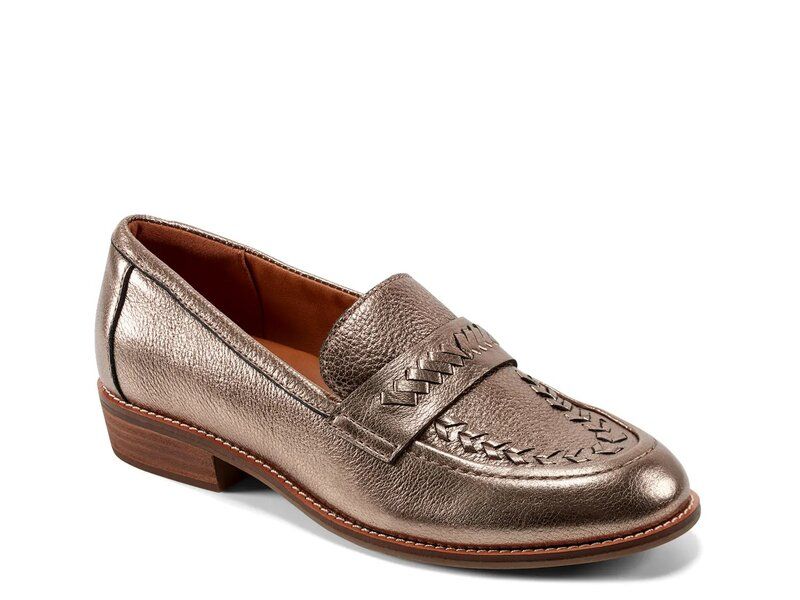アース レディース シューズ スリッポン・ローファー Earth Edith Loafer Pewter Metallic ピューター