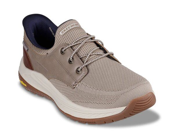 スケッチャーズ メンズ シューズ スリッポン・ローファー スニーカー Skechers Hands Free SlipIns Meroe SlipOn Sneaker Mens Taupe トープ