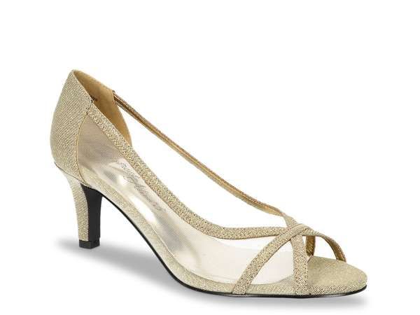 イージーストリート レディース シューズ パンプス Easy Street Picaboo Pump Gold Metallic Glitter ゴールド
