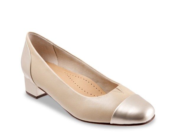 トロッターズ レディース シューズ パンプス Trotters Daisy Pump BeigePale Gold ベージュ